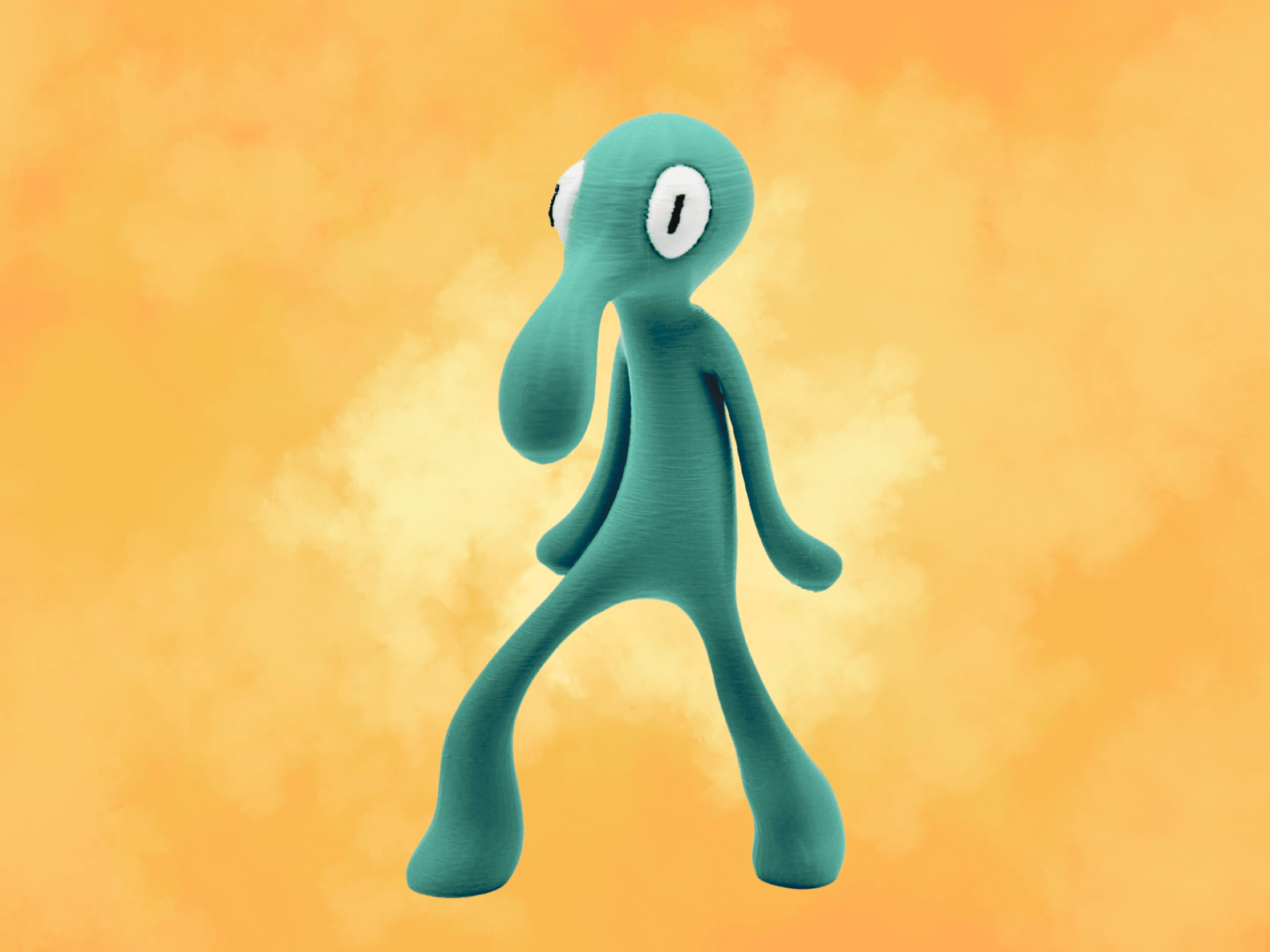 1920x1440 Bold and Brash Squidward 3D Print Model