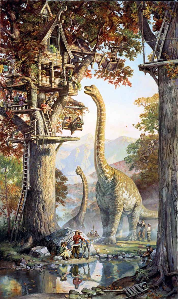 700x1174 Dinotopia Photo: Treetown