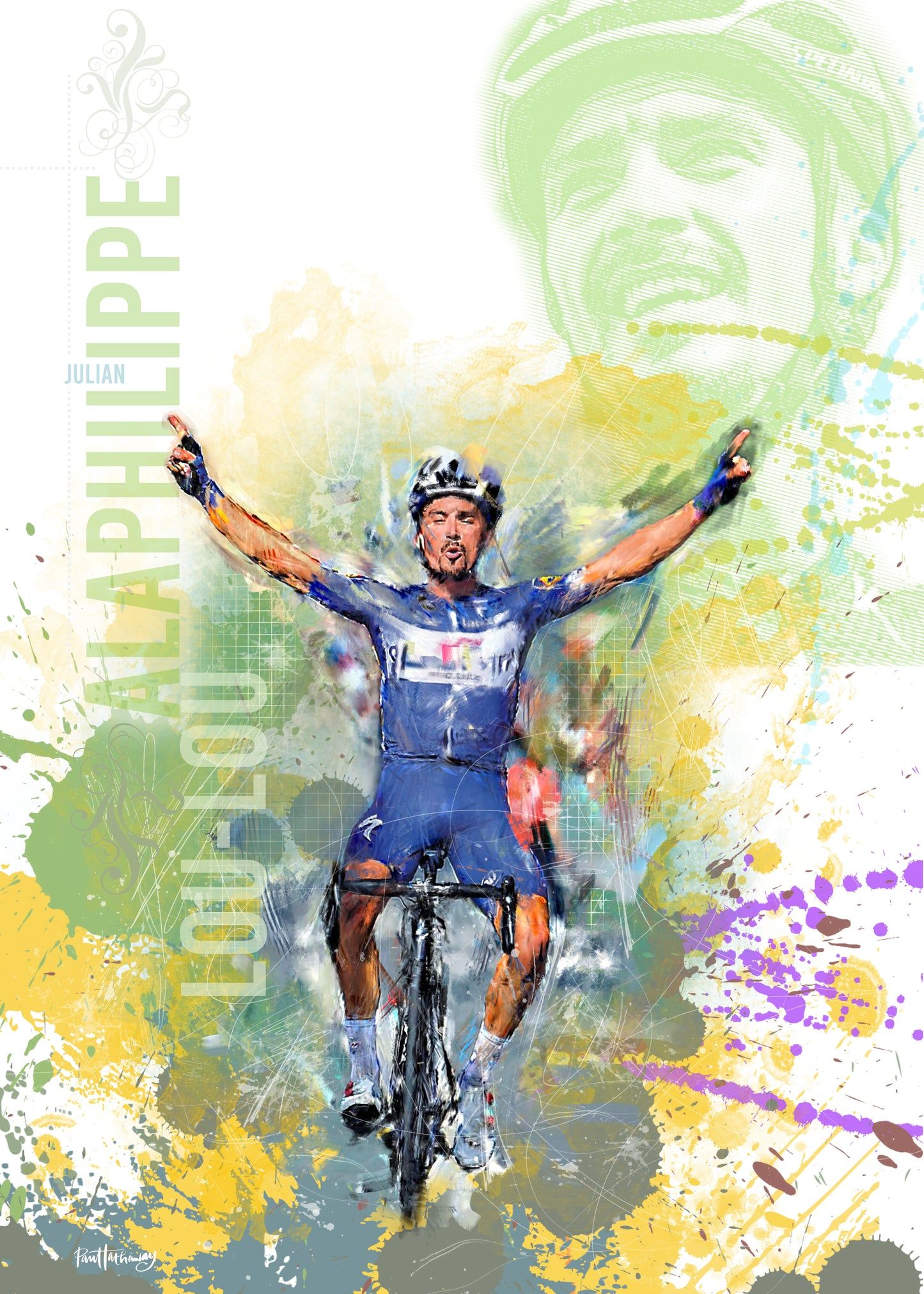 1445x2023 Julian Alaphilippe Art Print