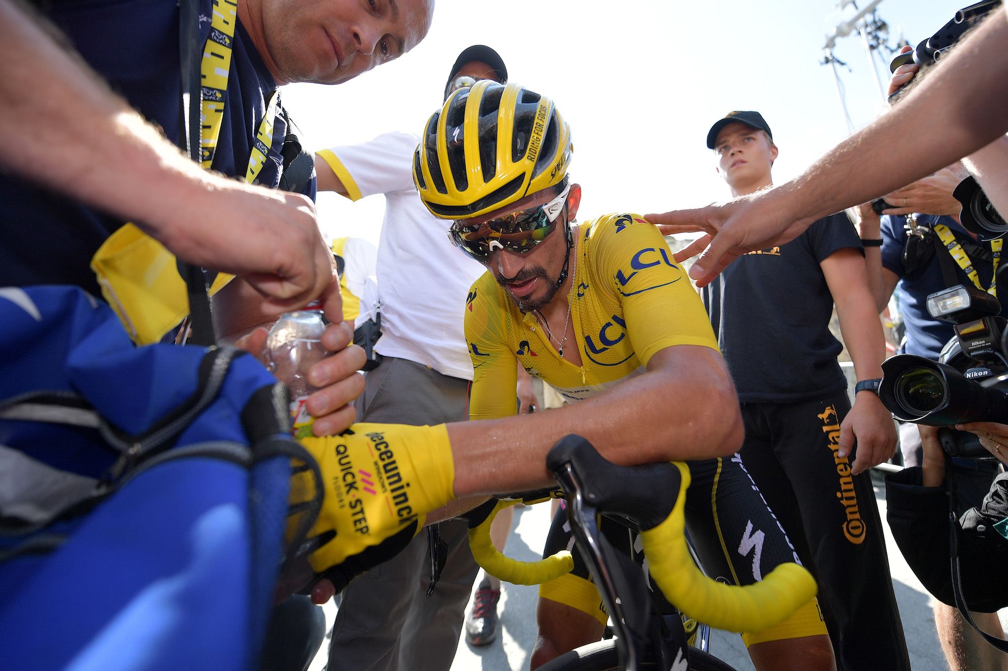 2000x1333 Julian Alaphilippe 'pushed to the limit' to stay with Tour de France contenders on Tourmalet