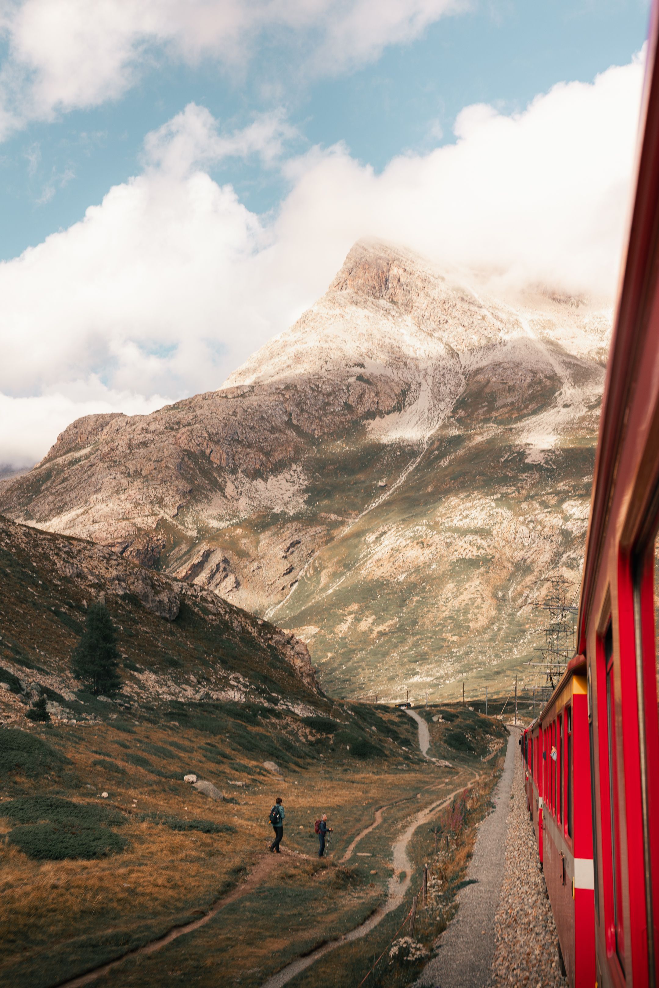 2160x3240 Scenic Train Journey Through Zermatt, Switzerland · Free