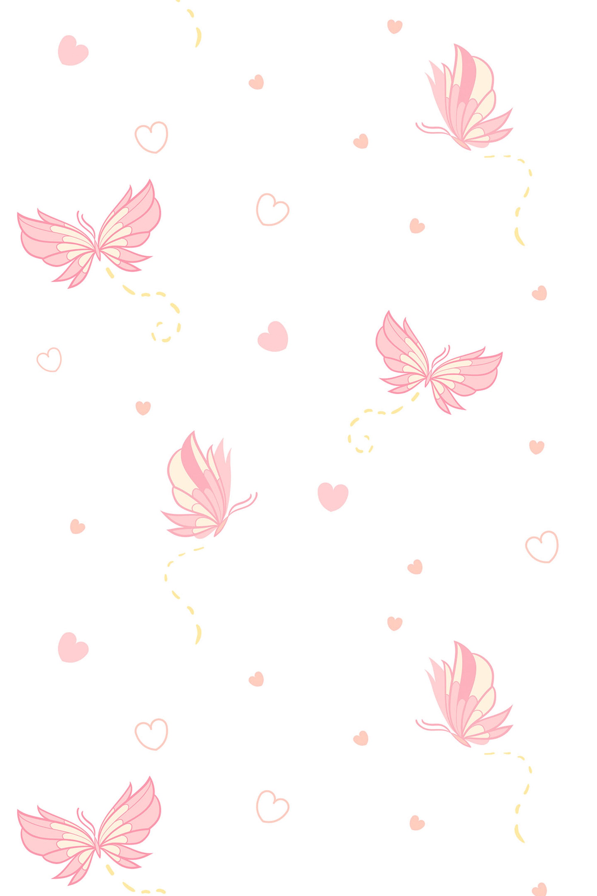 2000x3000 Pink butterfly Wallpaper