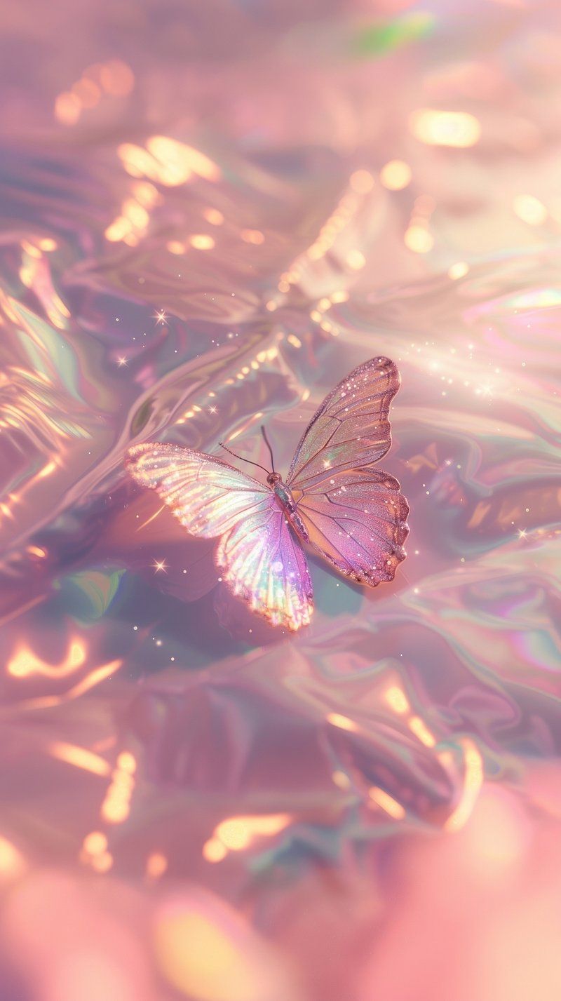 800x1427 Wallpaper Pink Butterfly Image Wallpaper