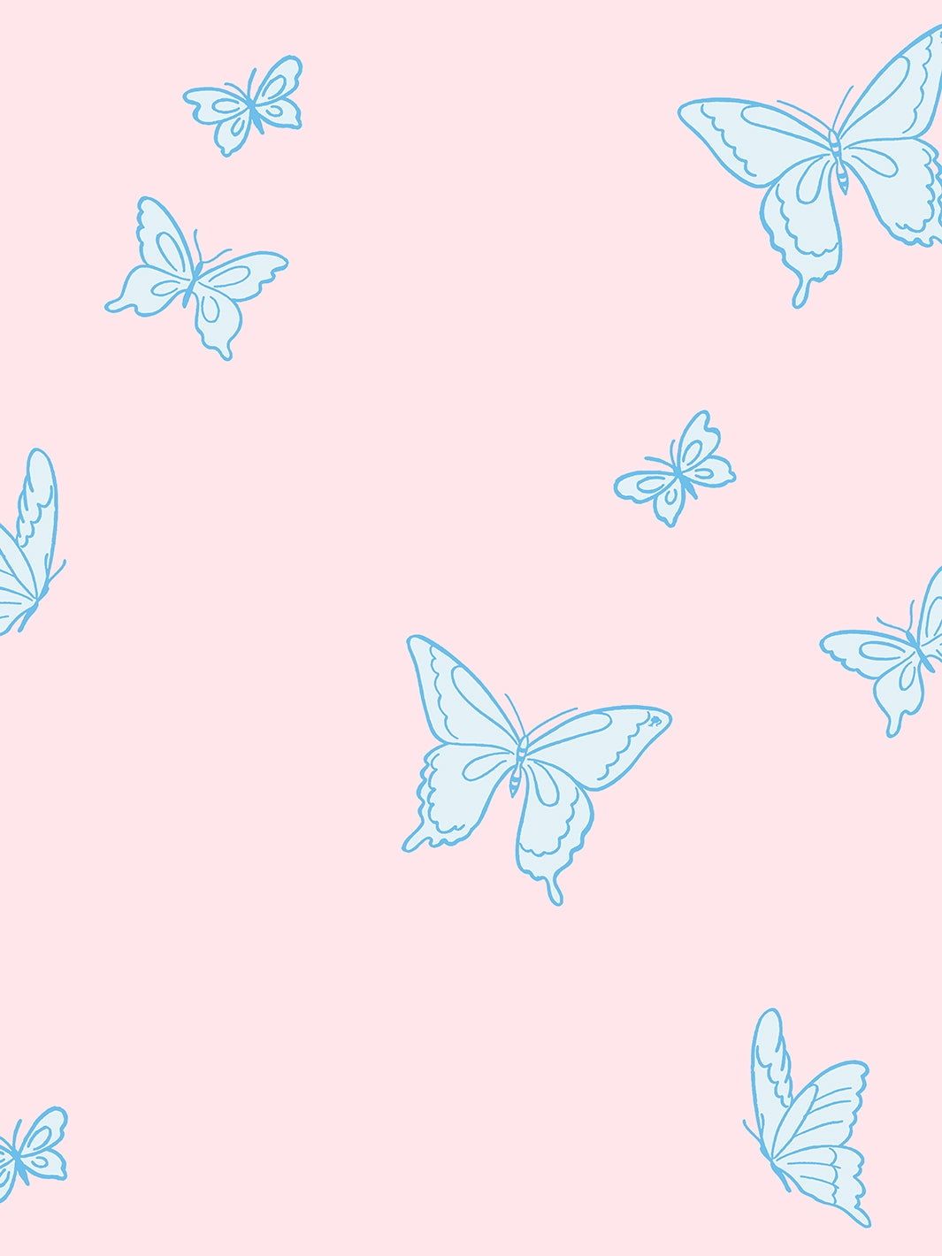 1065x1420 Butterfly Removable Vinyl Wallpaper