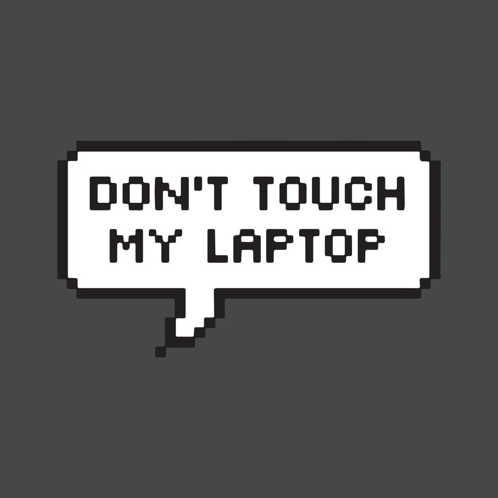 980x980 Do not touch my laptop