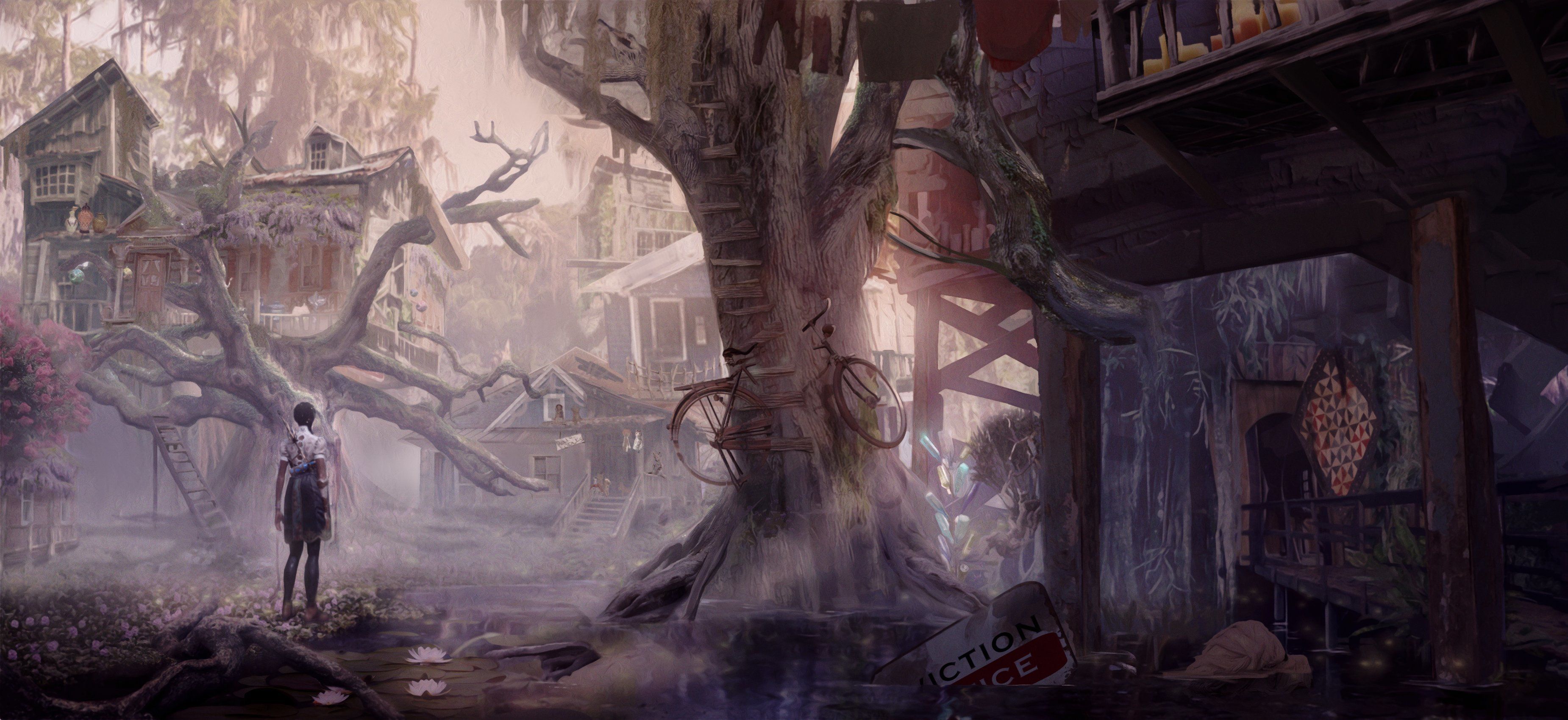 3700x1700 South of Midnight shows more from the strange places you'll get to visit