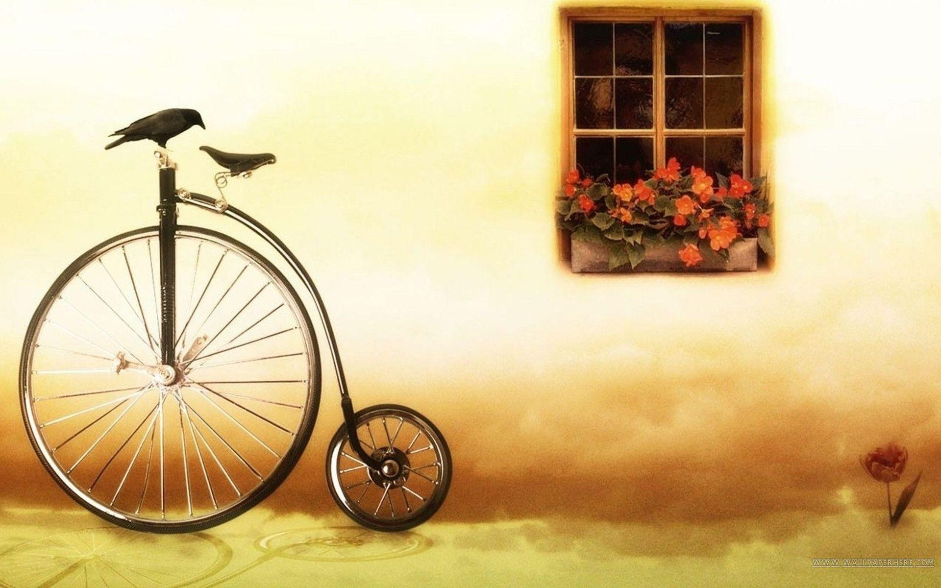 Мечтаешь о велосипеде. Винтажный велосипед. Необычный велосипед рисунок. Картина велосипед. Велосипедисты в живописи.
