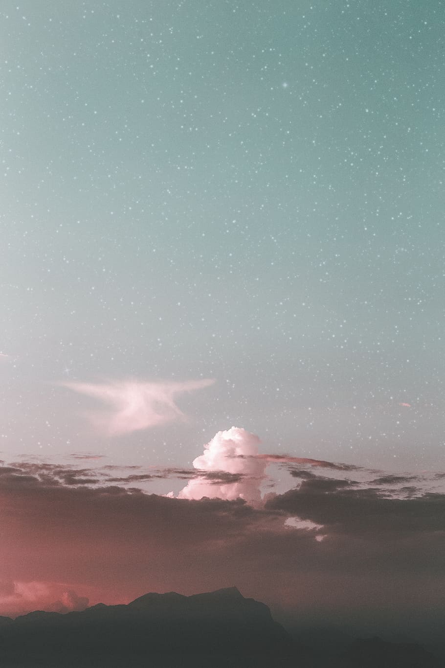 910x1365 white clouds photo, 4k wallpaper, astronomy, beach, clouds, cloudy