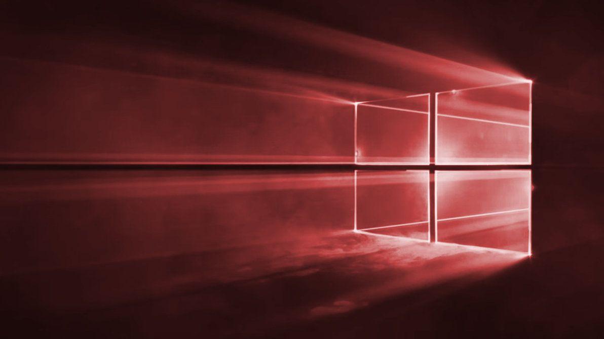 Red windows 10 wallpaper 4k