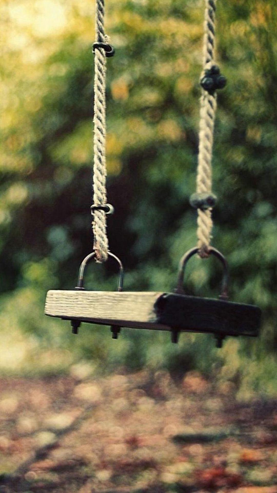 1080x1920 An Old Swing. Tap to see more iPhone Vintage Style Wallpaper