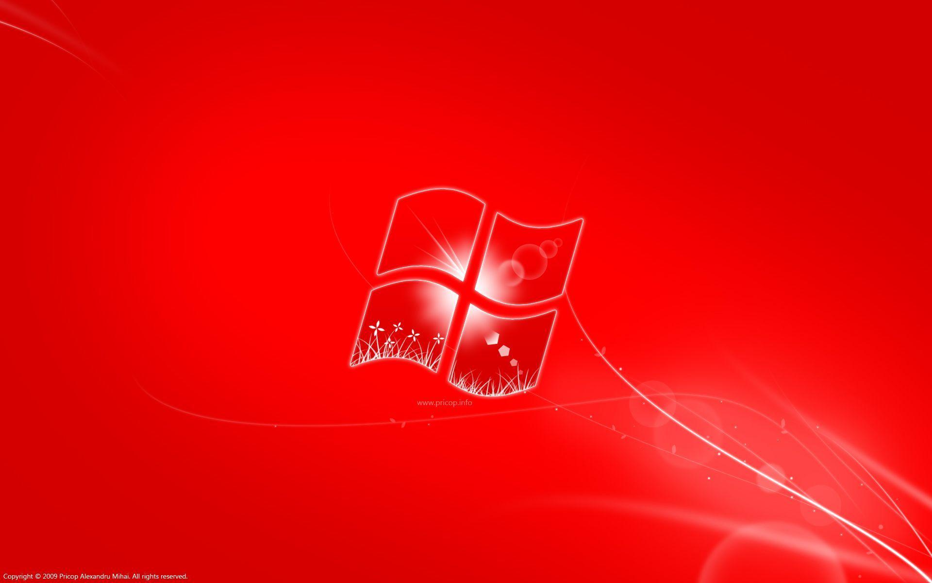 Red Windows Wallpapers Top Free Red Windows Backgrounds Wallpaperaccess