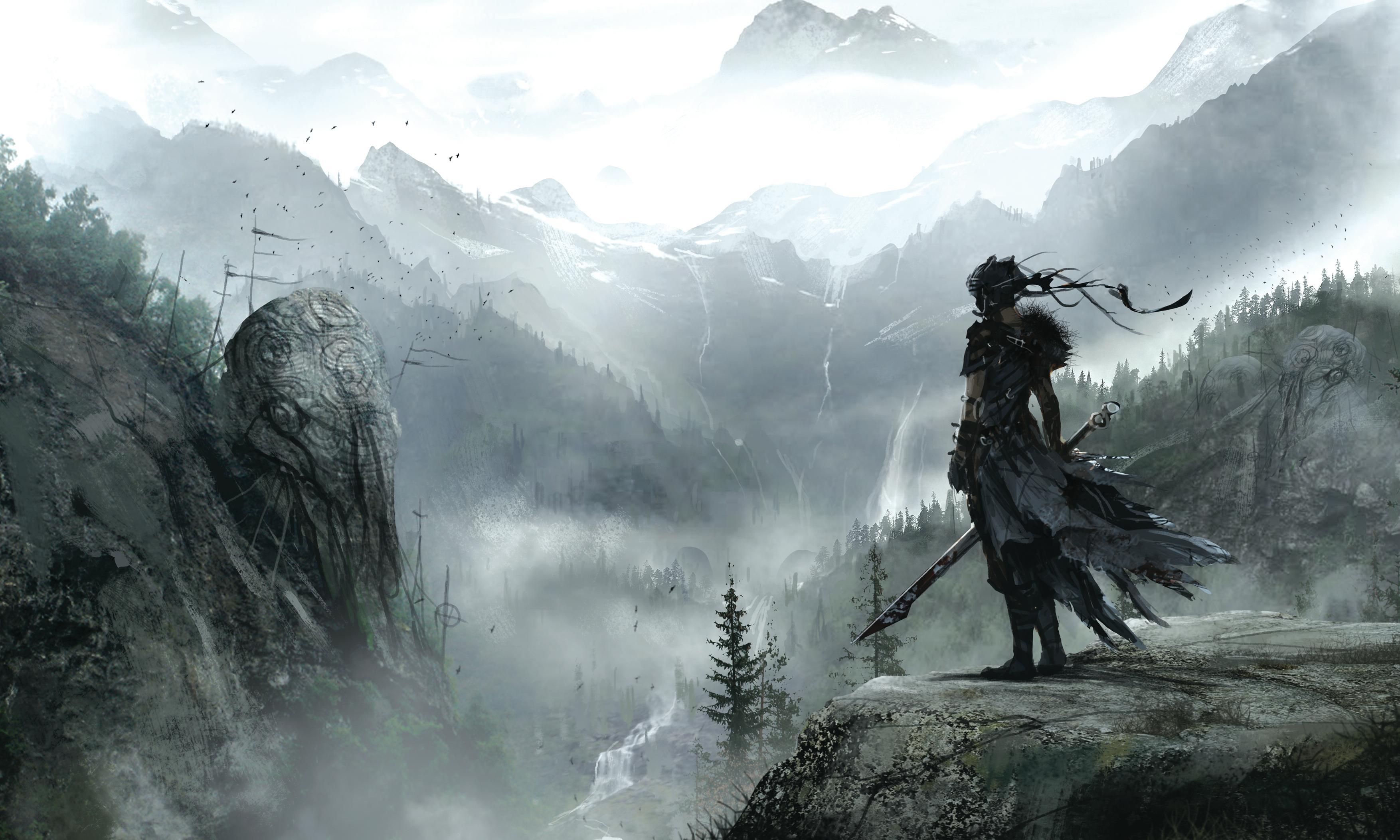 3508x2105 wallpaper hellblade, ninja theory, girl, art HD : Widescreen : High