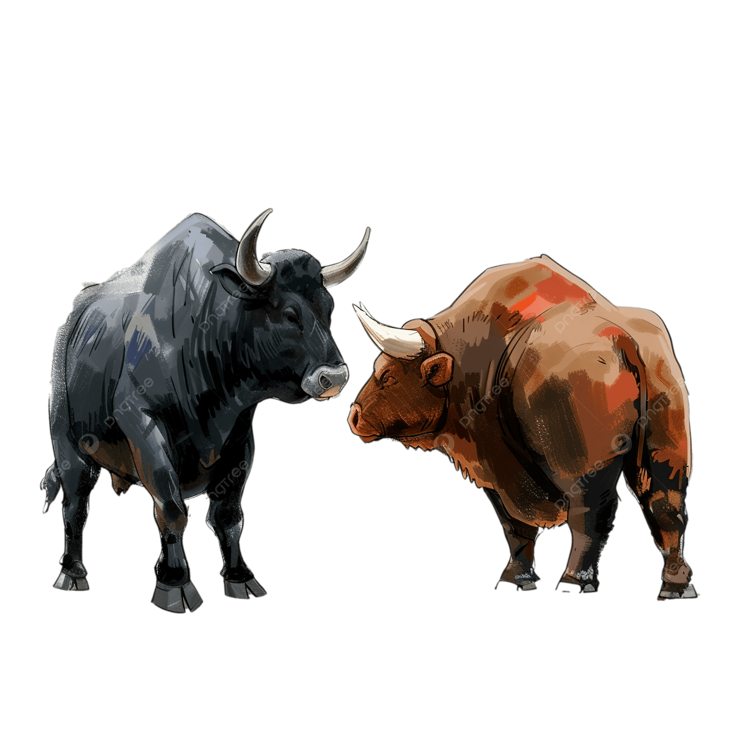 2500x2500 Bullish Bearish PNG, Vector, PSD, and Clipart With Transparent Background for Free Download