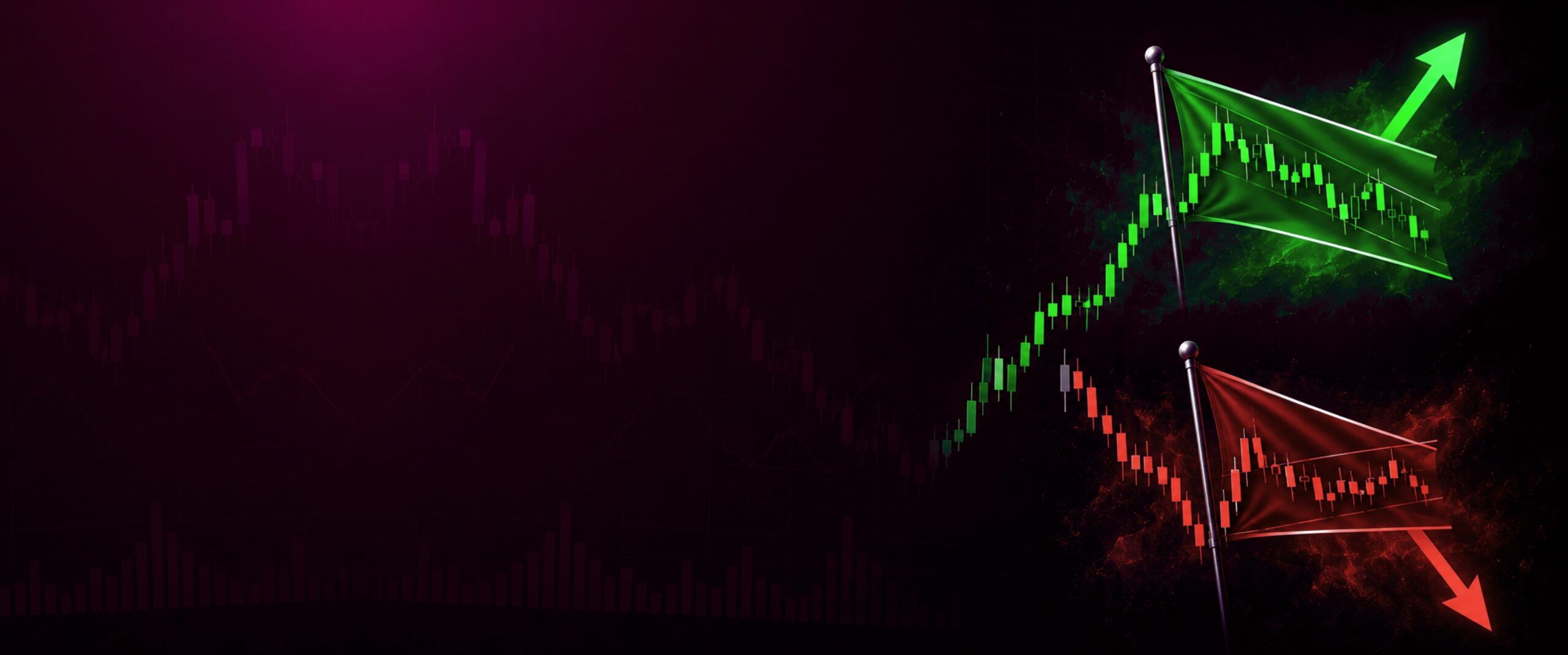 2560x1070 Flag Patterns in Trading: Understanding Bullish and Bearish Continuation Setups of Trading