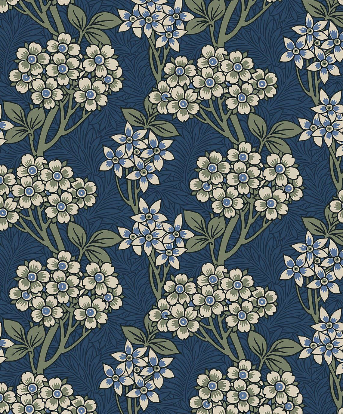 1140x1377 Seabrook Legacy Prints Floral Vine Wallpaper Jay & Sage