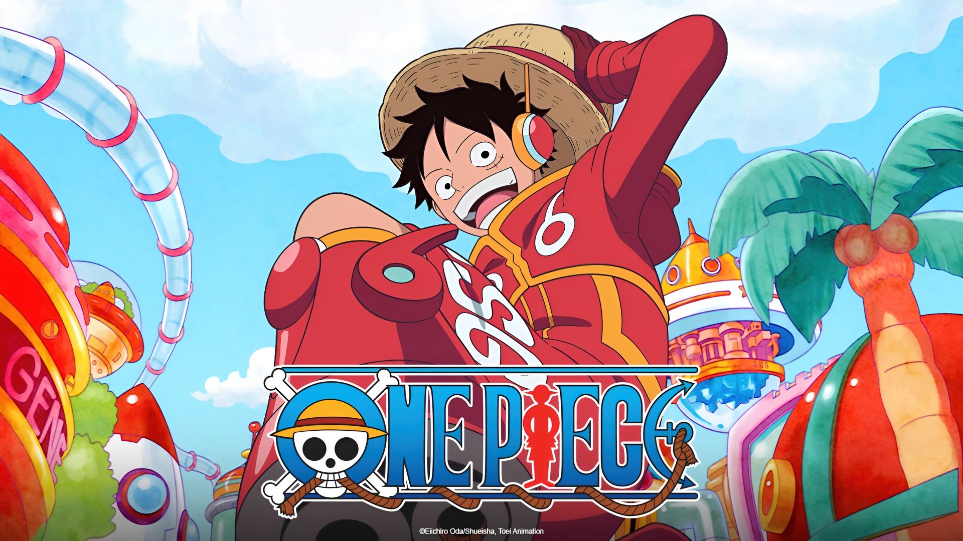 1920x1080 Egghead Luffy One Piece 5K Wallpaper