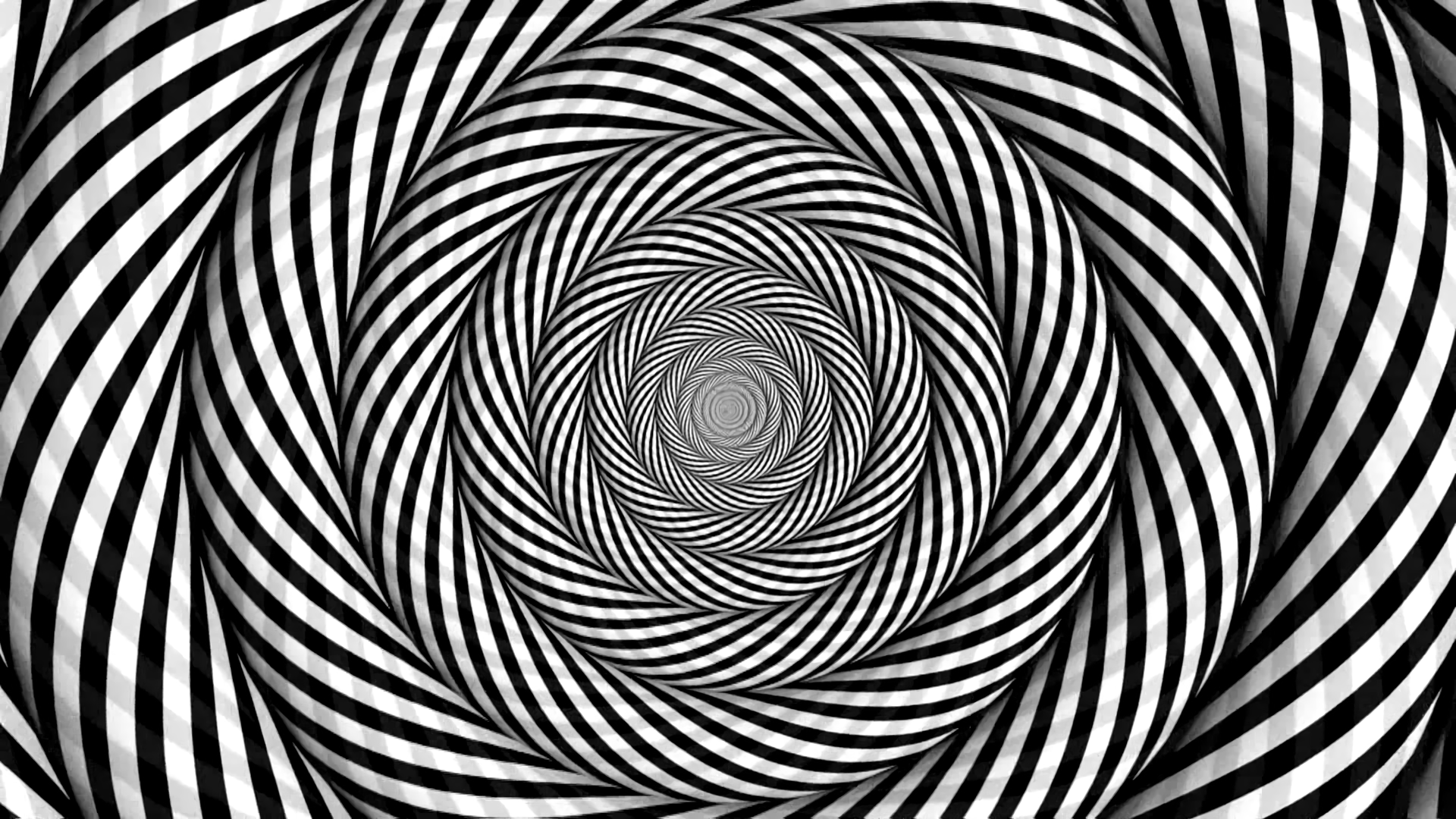 1920x1080 Black and White Optical Illusion HD Wallpaper