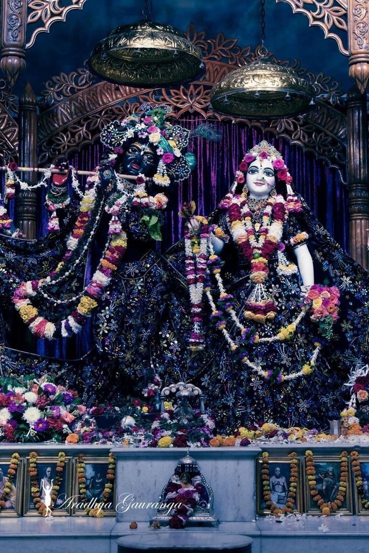 736x1104 Idol displayed in front of a shrine. Iskcon vrindavan wallpaper, Radha krishna mayapur wallpaper, Radha krishna wallpaper iskon temple