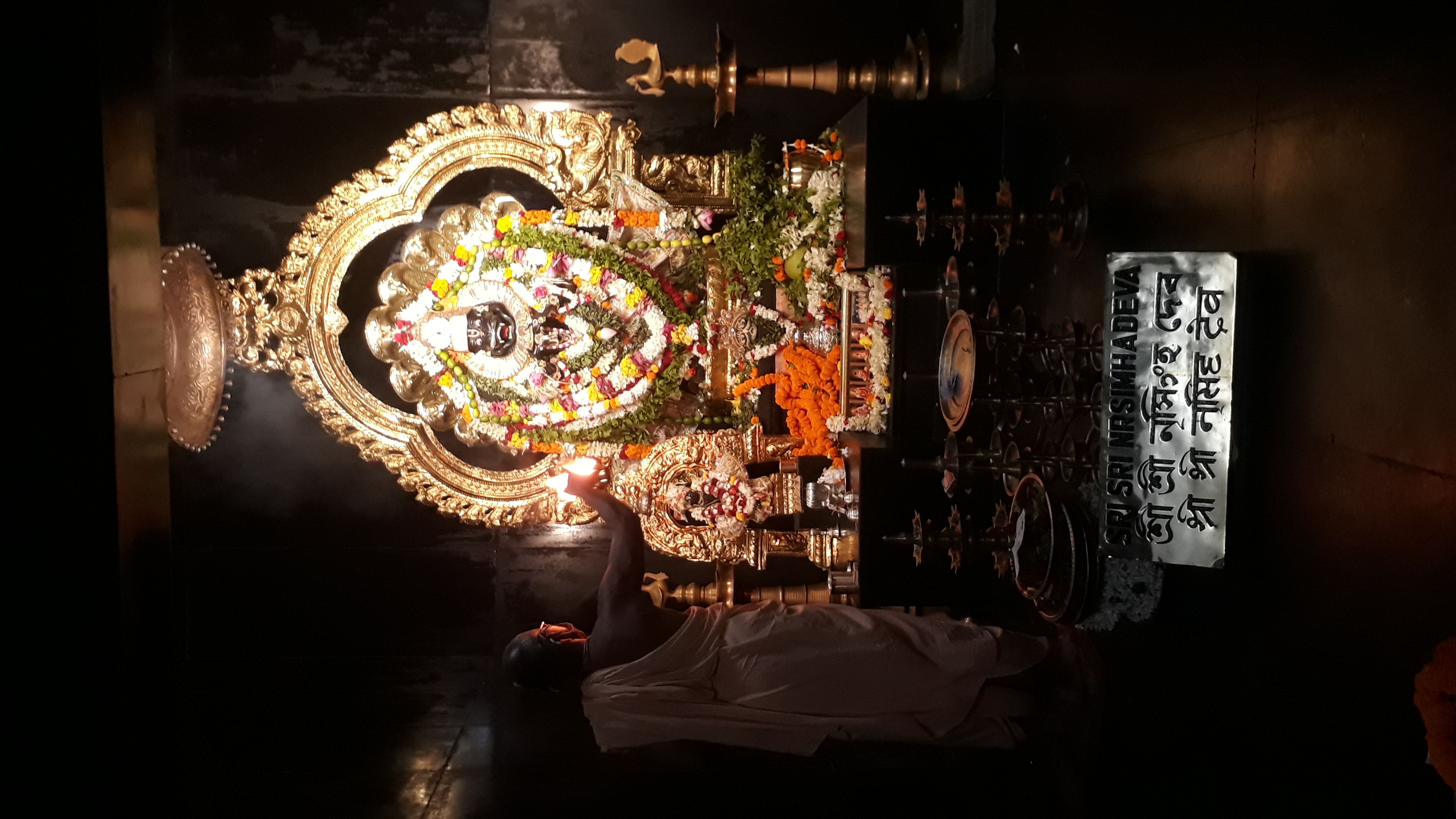 4128x2322 Narasimha deity at ISKCON Mayapur