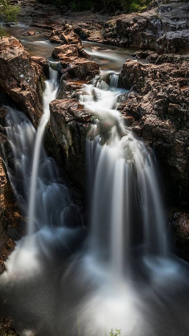 800x1422 Realme C21y, Waterfall, nature, HD phone wallpaper