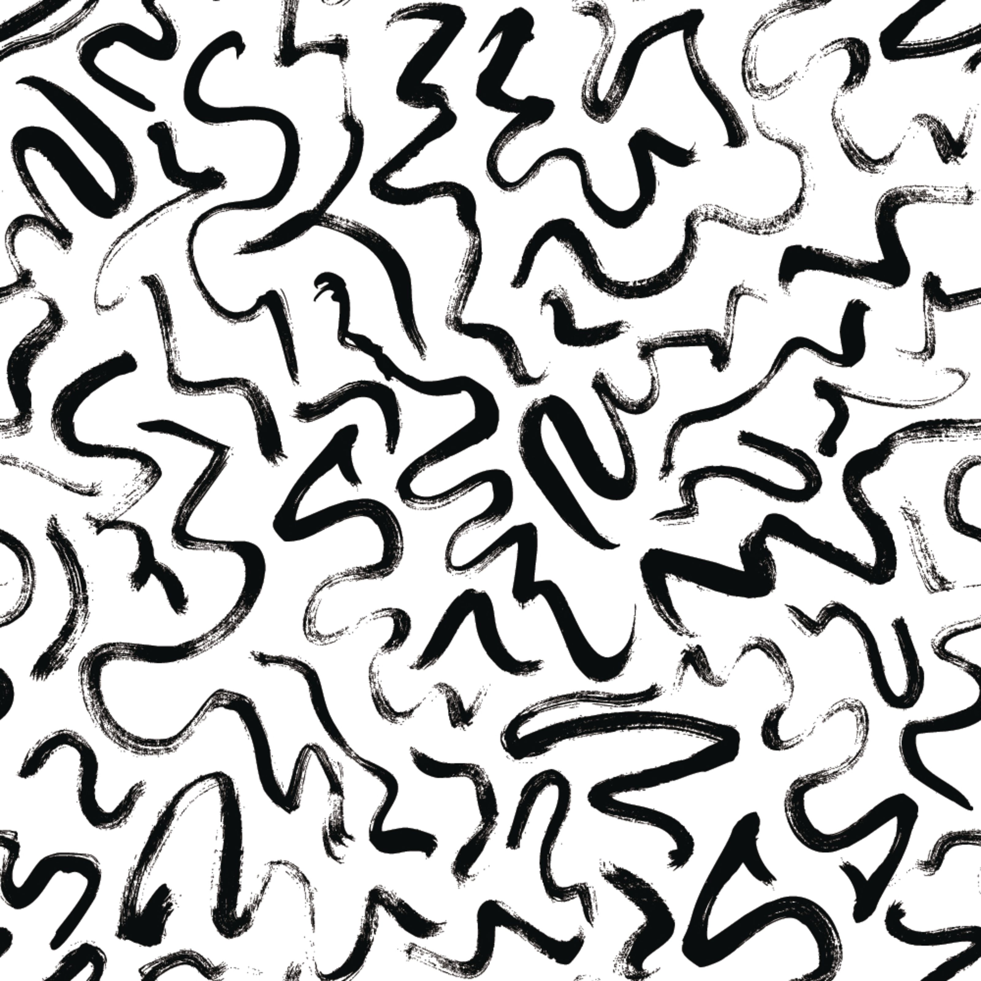 3200x3200 Scribble Party Pattern Wallpaper