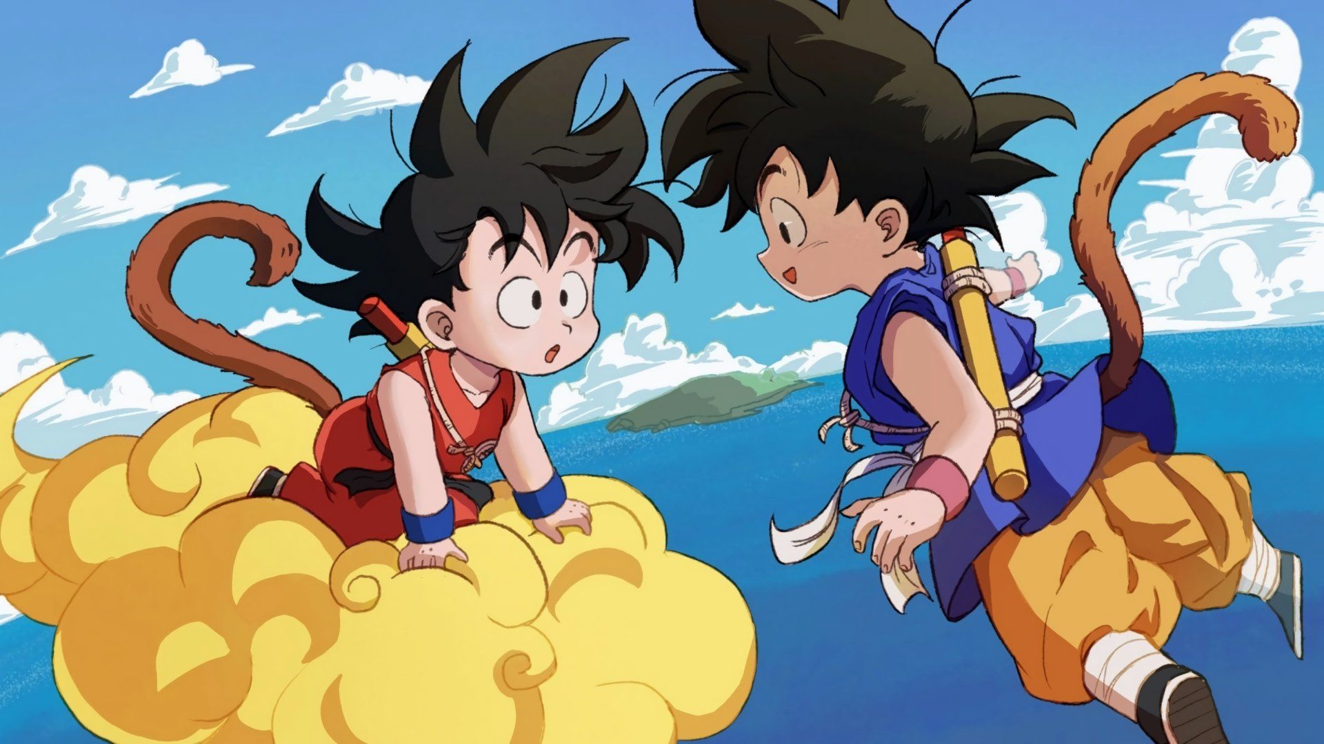 1920x1080 Dragon Ball GT: Goku's 4K Ultra HD Adventure in the Skiesx2878