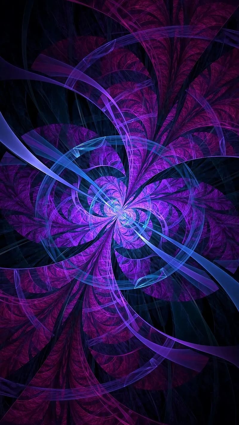 800x1422 Realme C25 Y, Fractal Lines Circles, HD phone wallpaper