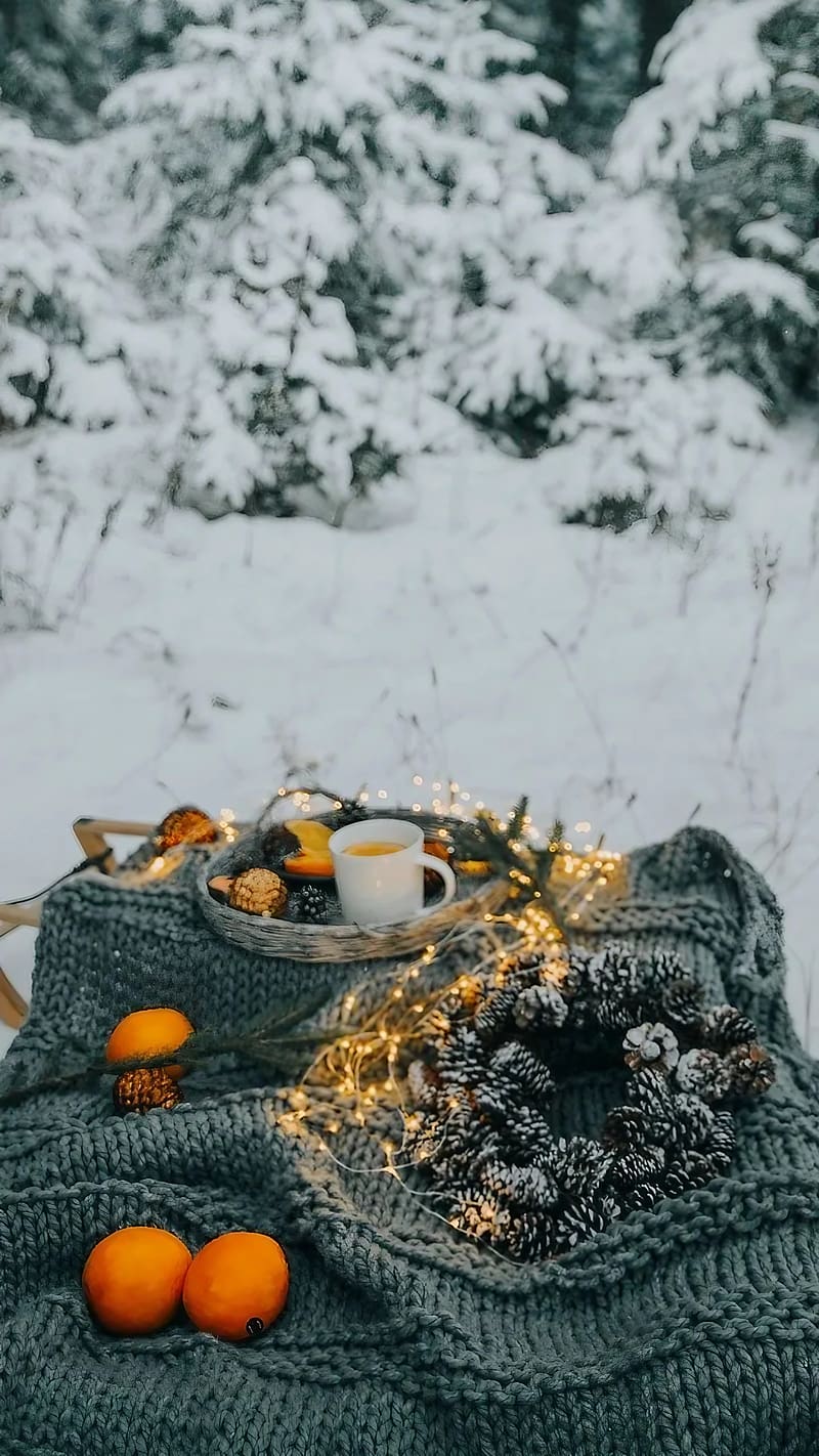 800x1422 Realme C25 Y, Picnic Comfort Snow, HD phone wallpaper