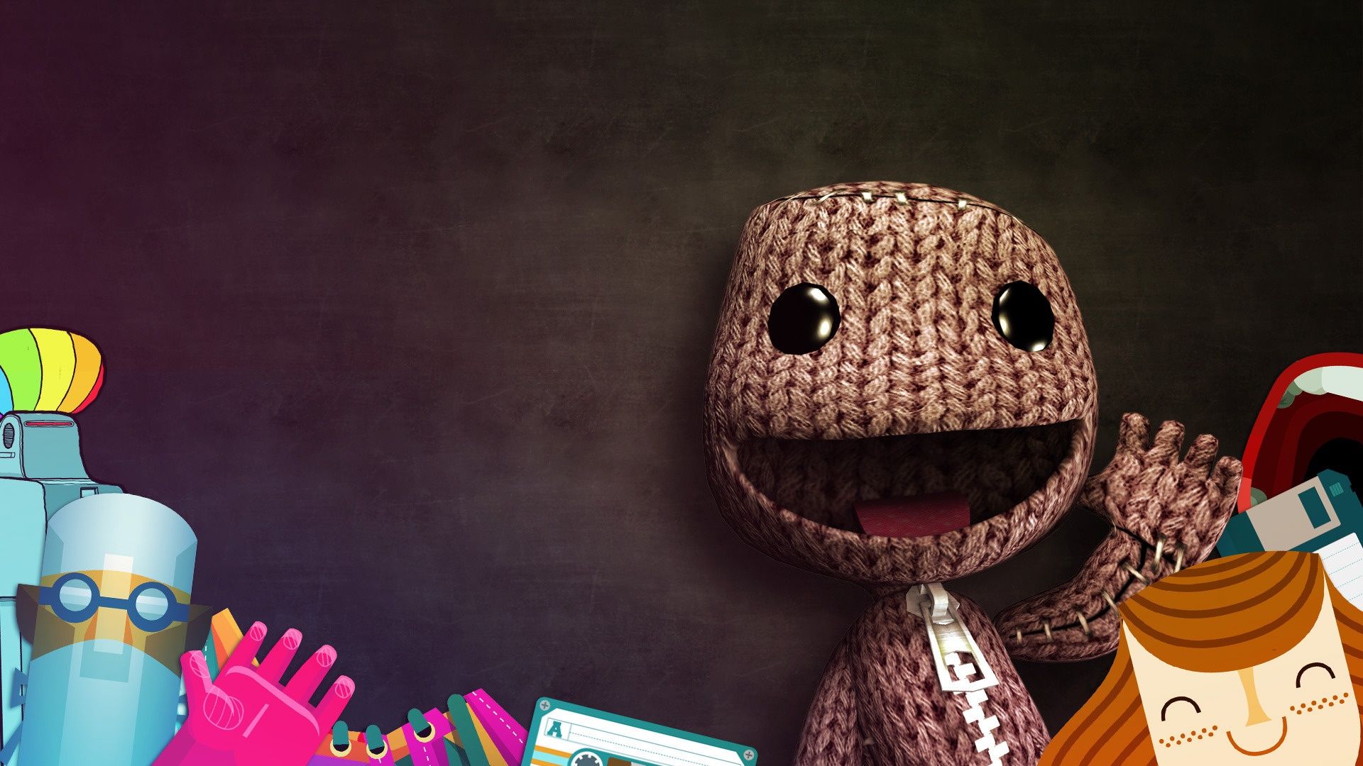 1920x1080 Wallpaper Little Big Planet, Sackboy, LBP Little Big planet for mobile and desktop, section игры, resolution 1920x1080