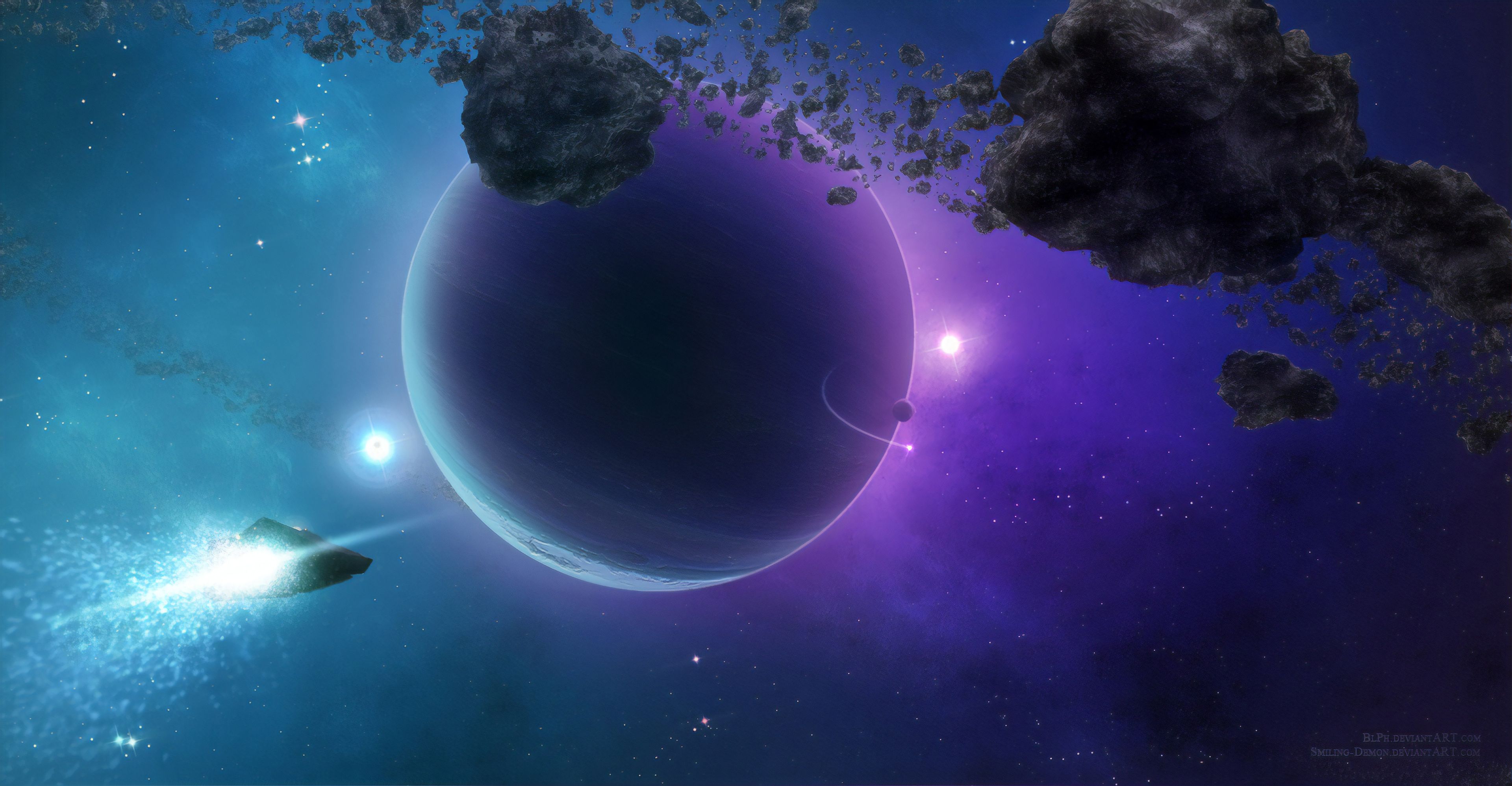 3840x1997 Big Planets 4k Wallpaper, HD Digital Universe Wallpaper, 4k Wallpaper , Image, Background, Photos and Picture