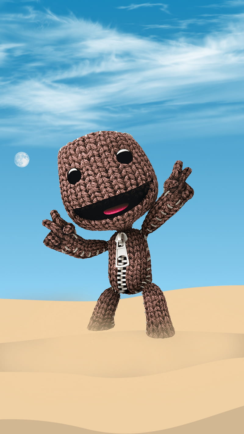 800x1422 LittleBigPlanet, jeux video, little big planet, ps HD phone wallpaper
