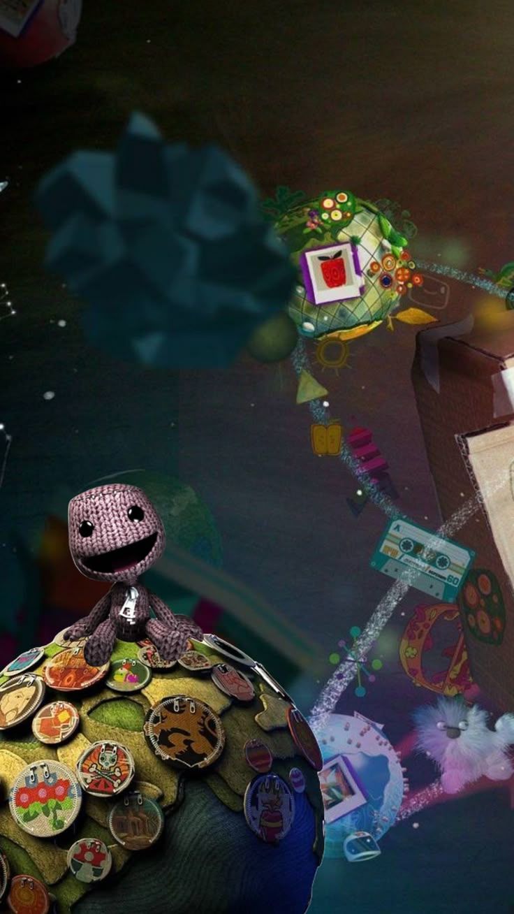 736x1308 Check out hatinacatt's Shuffles #littlebigplanet. Little big planet 2 wallpaper, Lbp phone wallpaper, Little big