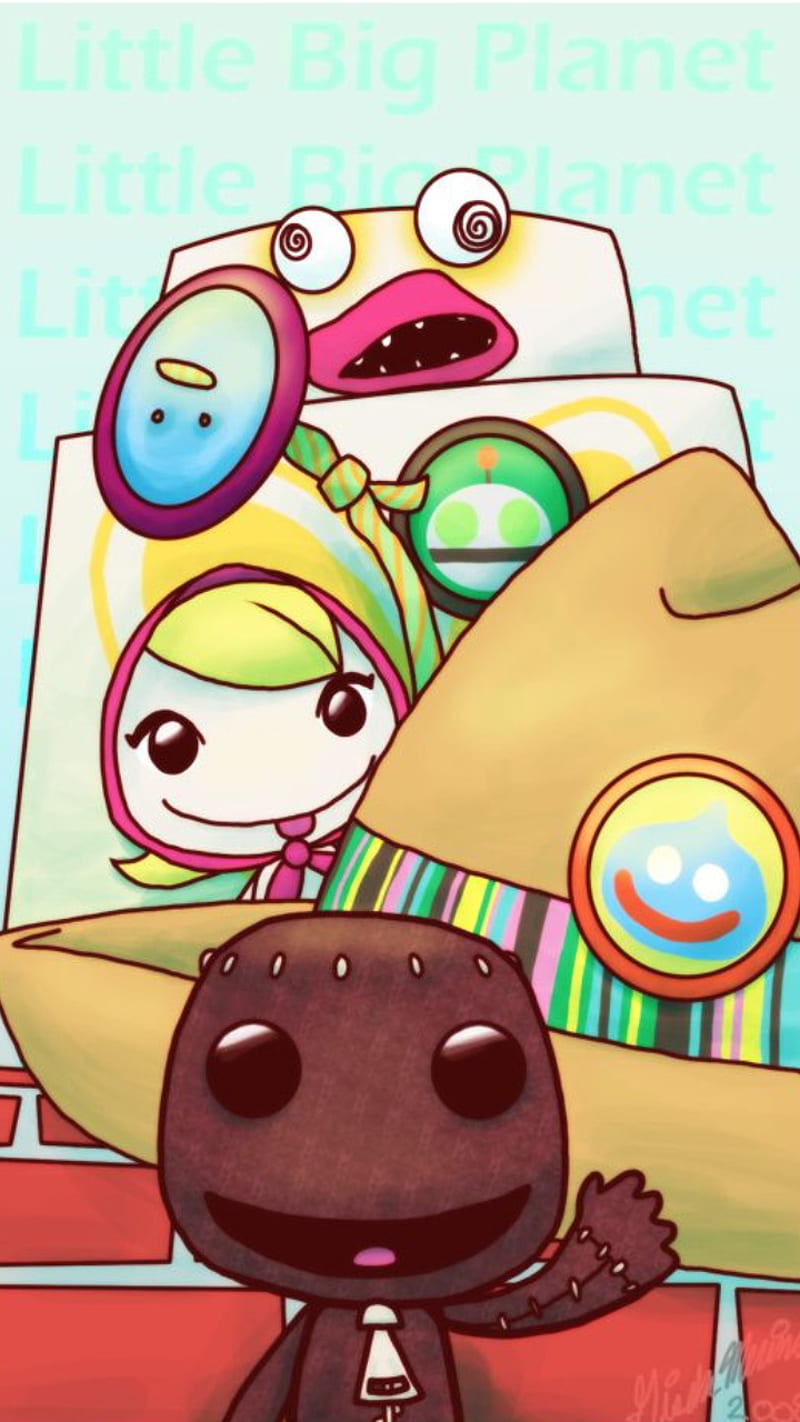 800x1422 Sackboy, happy, little big planet, HD phone wallpaper