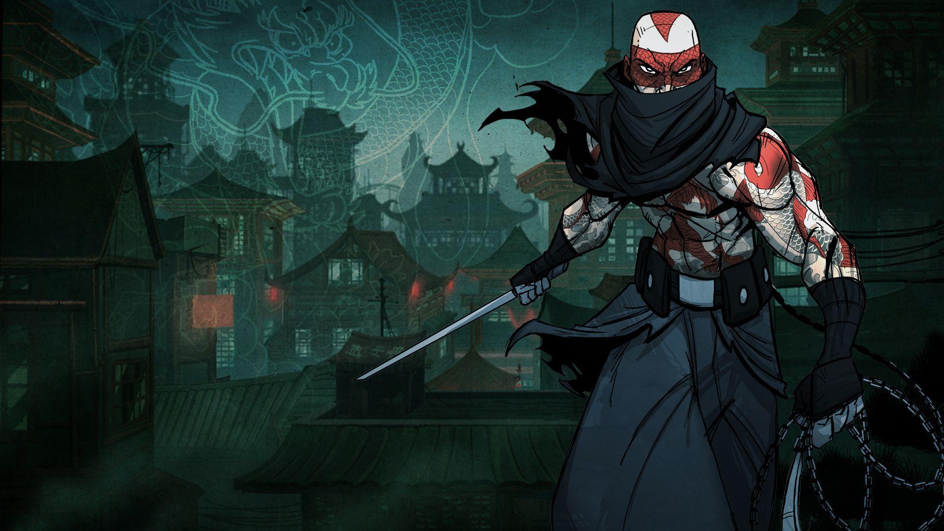 1920x1080 Mark of the Ninja Artwork. Steam Trading Cards