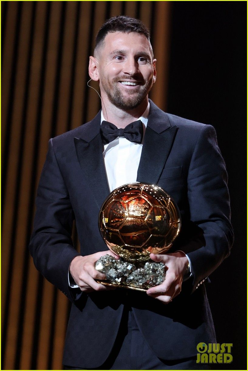 817x1222 Lionel Messi & Family Attend Ballon d'Or 2023 Ceremony to Celebrate His Record 8th Win Jared News and Gossip