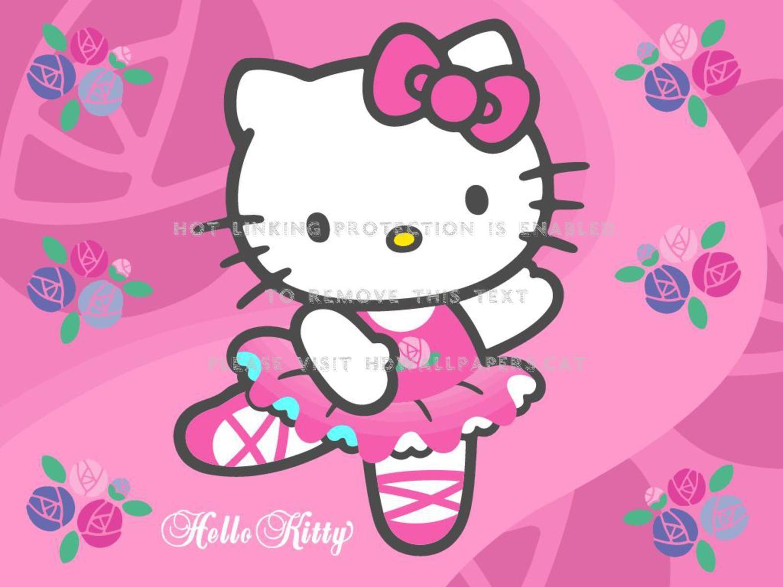 1600x1200 ballerina kitty white pink ballet cartoonhdwallpaper.cat
