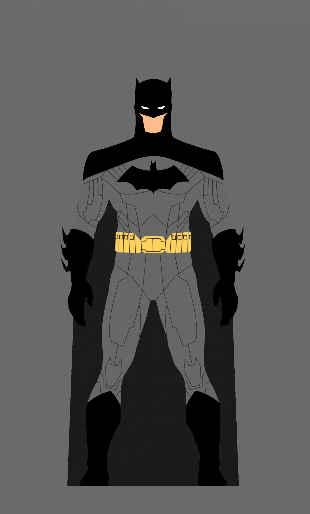 1280x2120 Download Dark knight, minimal, dc, superhero, Batman wallpaper, 1280x iPhone 6 Plus
