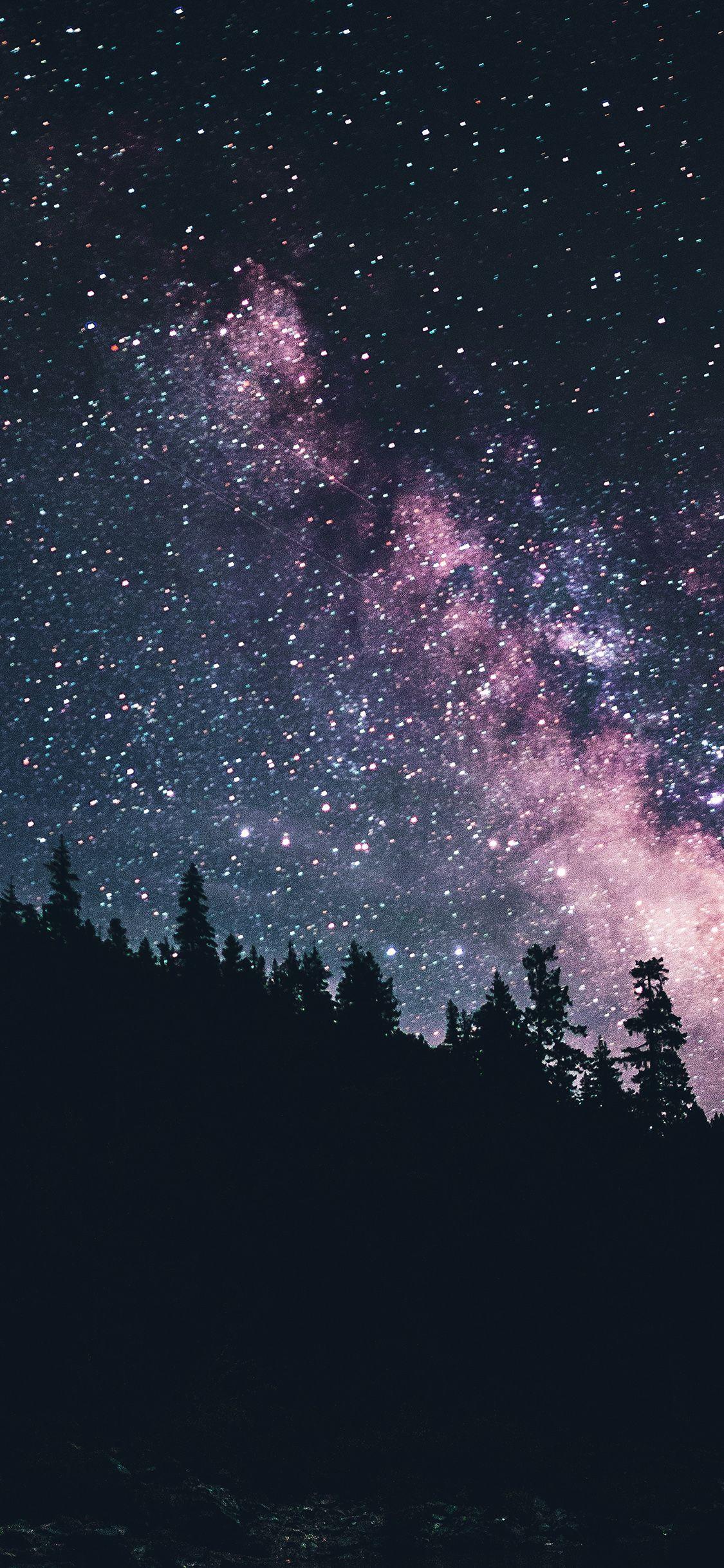 1125x2436 Night Sky HD Wallpaper iPhone 11