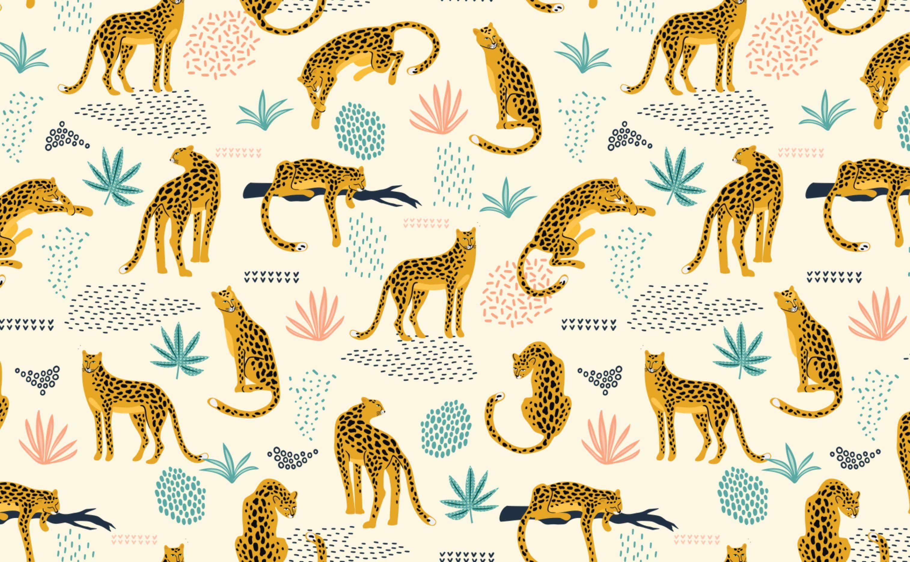 3028x1872 Classic African Leopards Wallpaper for Walls