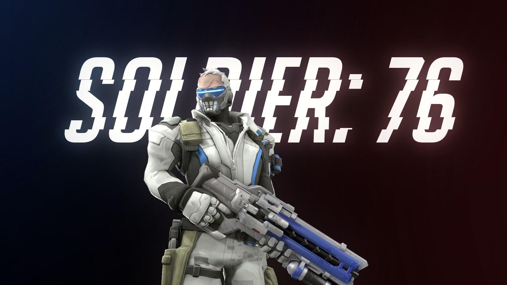 1920x1080 Wallpaper Soldier Overwatch, 4K, Games