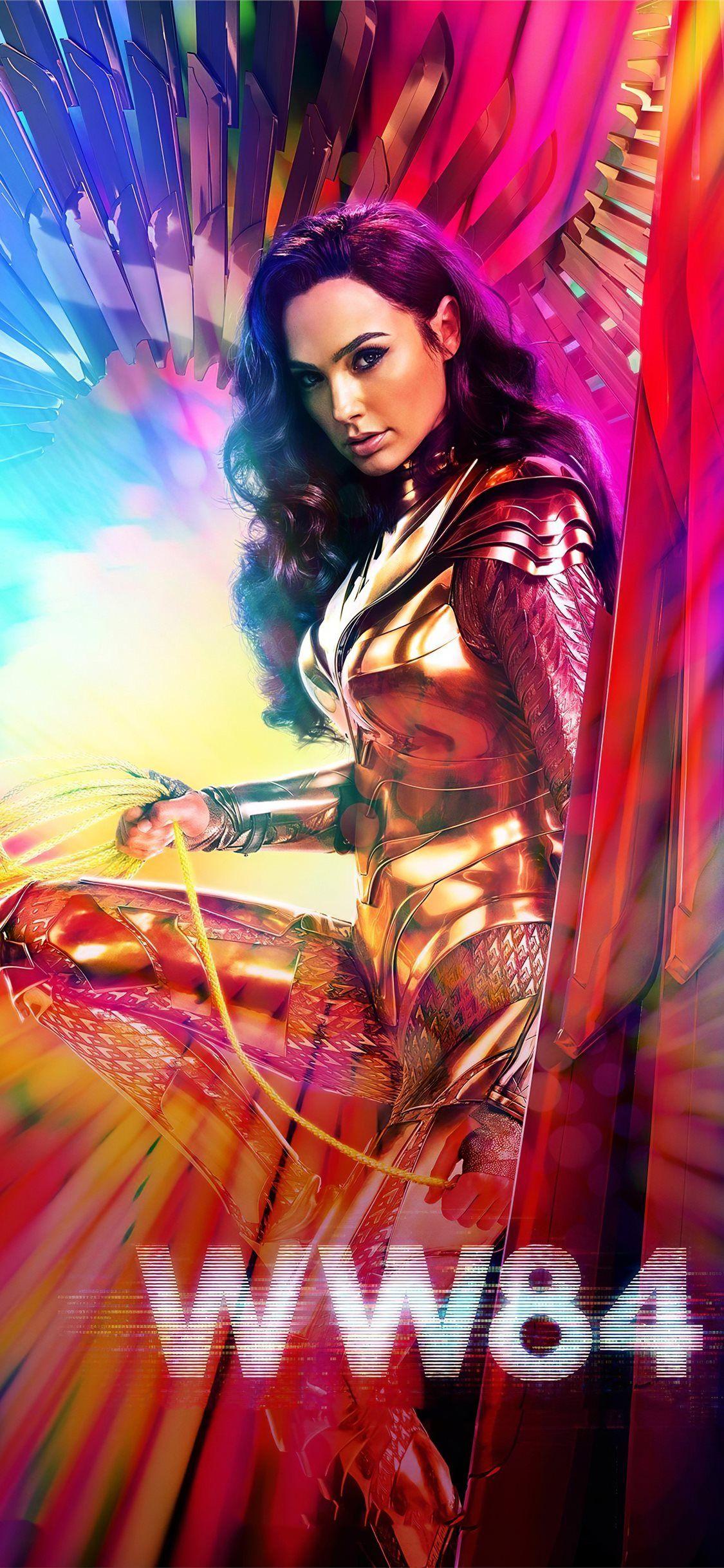 1125x2436 wonder woman 1984 4k newposter iPhone X Wallpaper Free Download