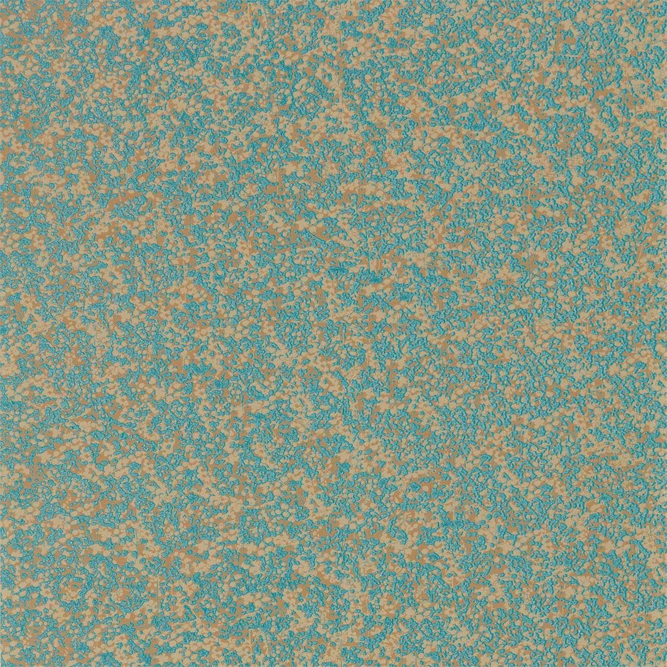 1366x1366 Anthology Coral 111869 Wallpaper. Teal Gold. Fashion Interiors