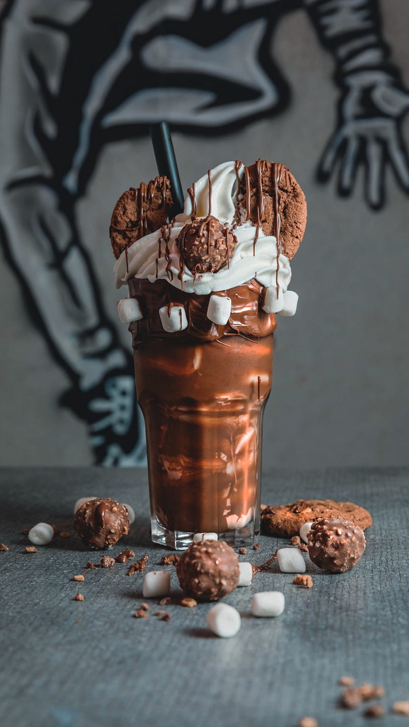 800x1422 Chocolate ice cream, coffee, dulces, good, good morning, heart, house, lavender, HD phone wallpaper