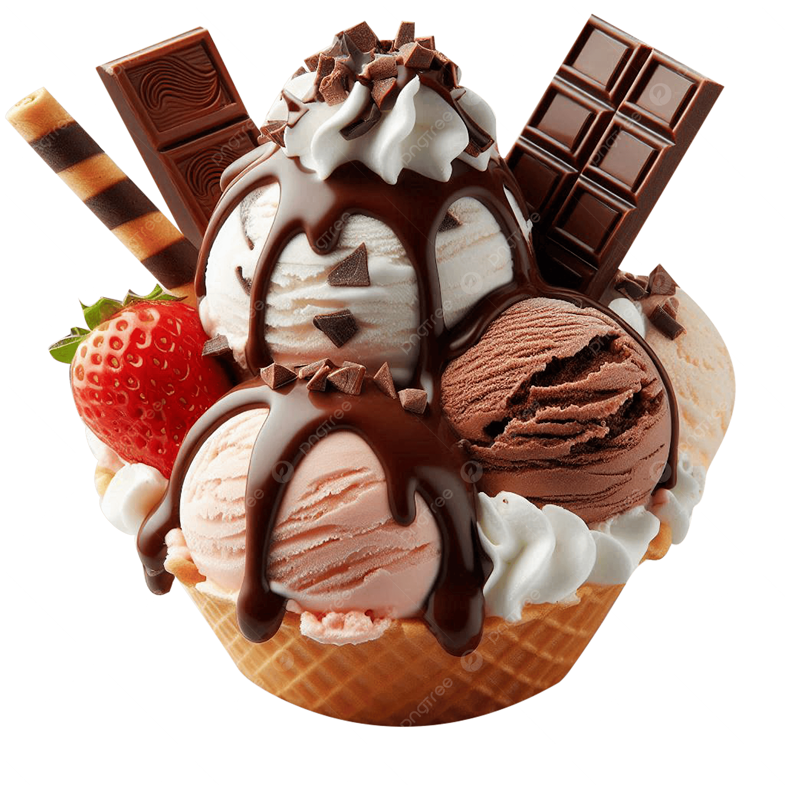 2500x2500 Coold Sweet Ice Cream With Chocolate, Ice Cream, Chocolate, Ice Cream Cone PNG Transparent Image and Clipart for Free Download