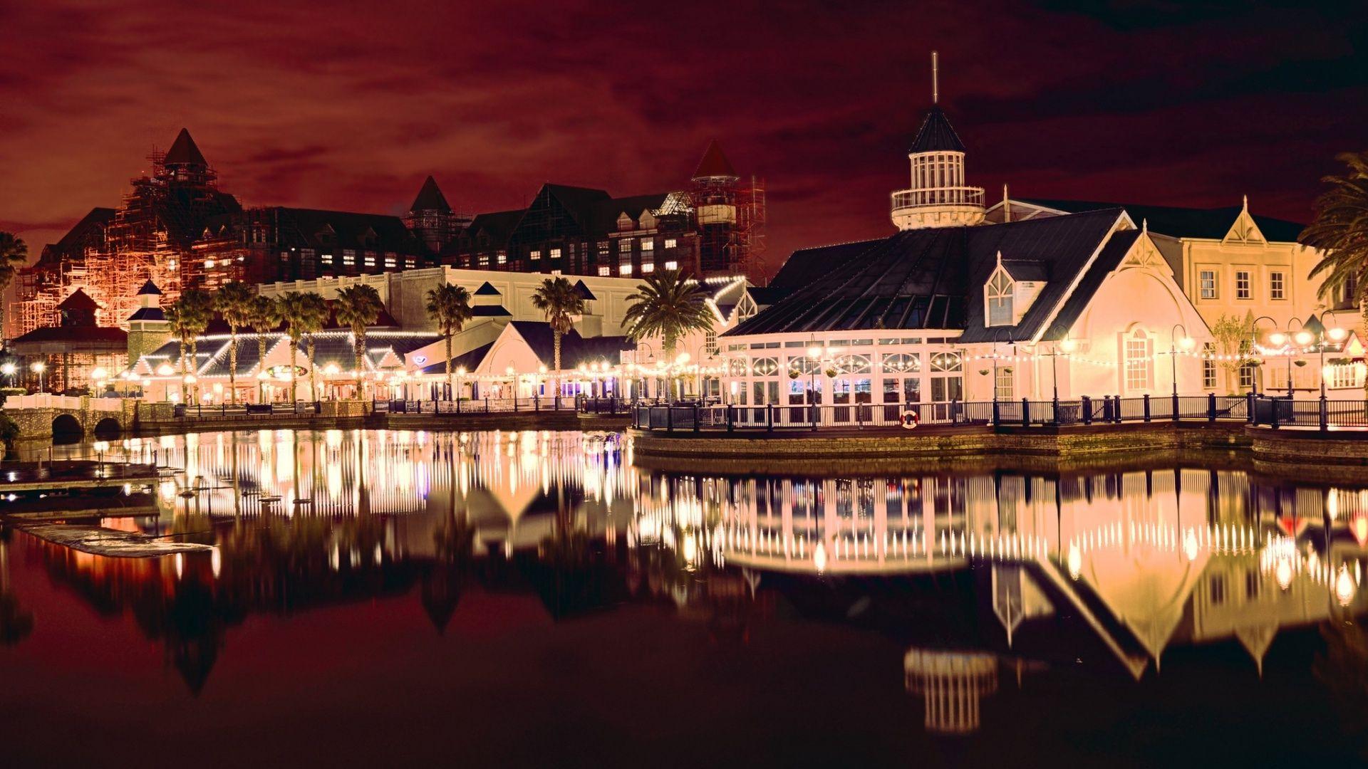 1920x1080 Port Elizabeth South Africa Night Lights Wallpaper