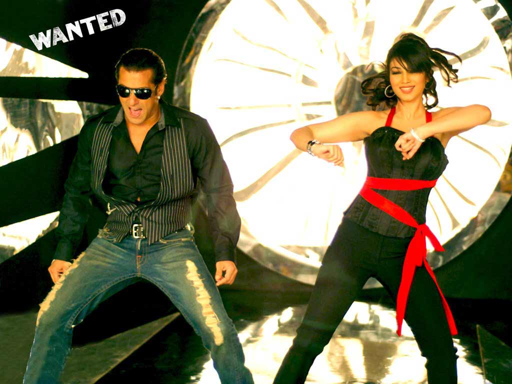 1024x768 Salman Khan And Ayesha Takia Azmi Dancing Style Film Wanted