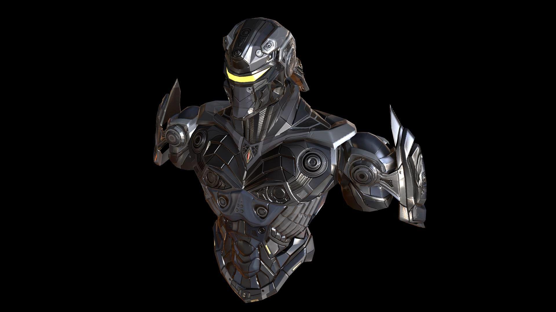 1920x1080 SCI FI Samurai Themed Armor, Chanwoo Park