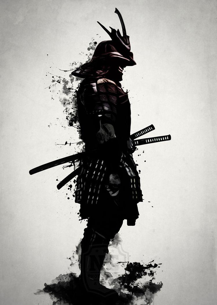 750x1050 Samurai Mask Wallpaper