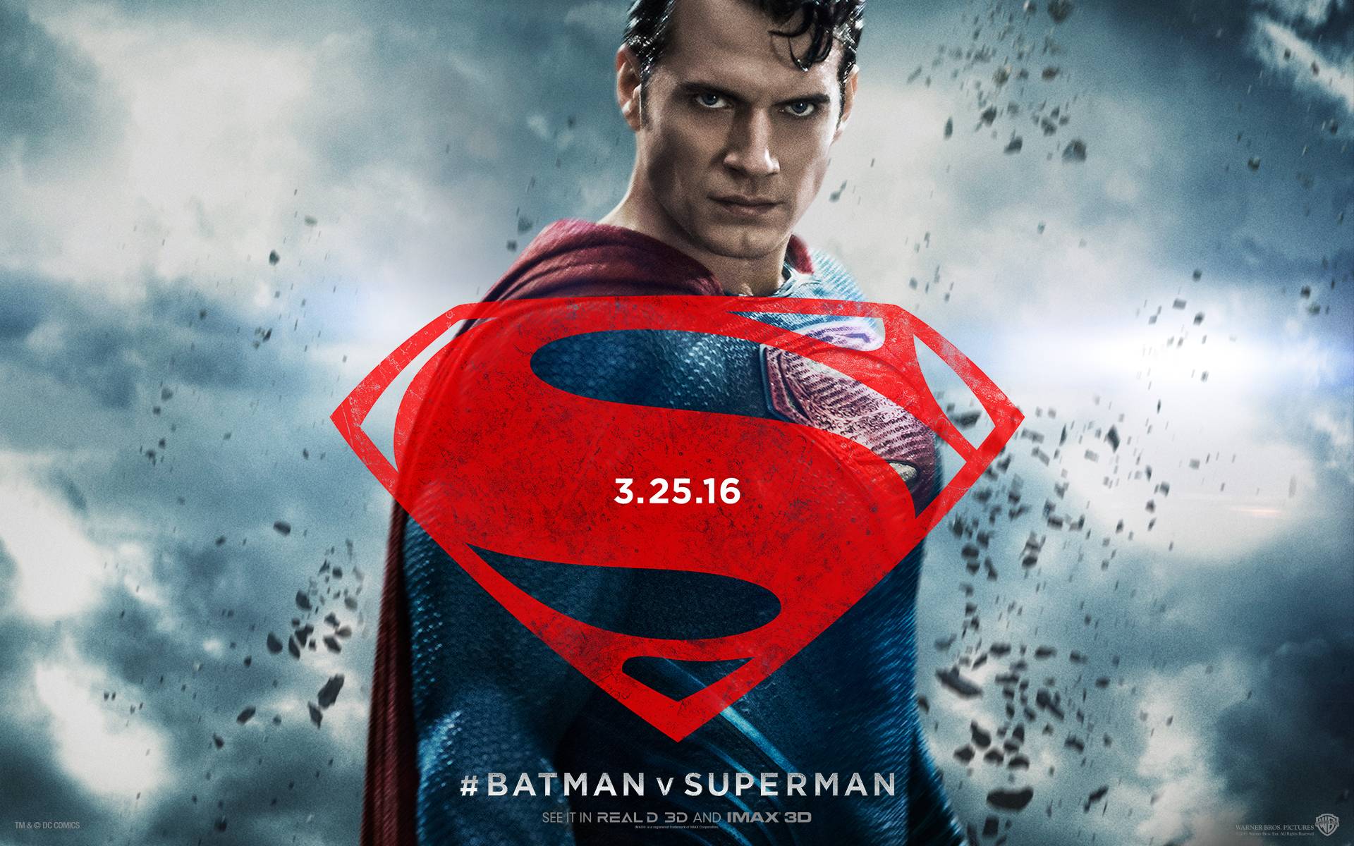 1920x1200 Batman v Superman: Dawn of Justice official wallpaper. Movie