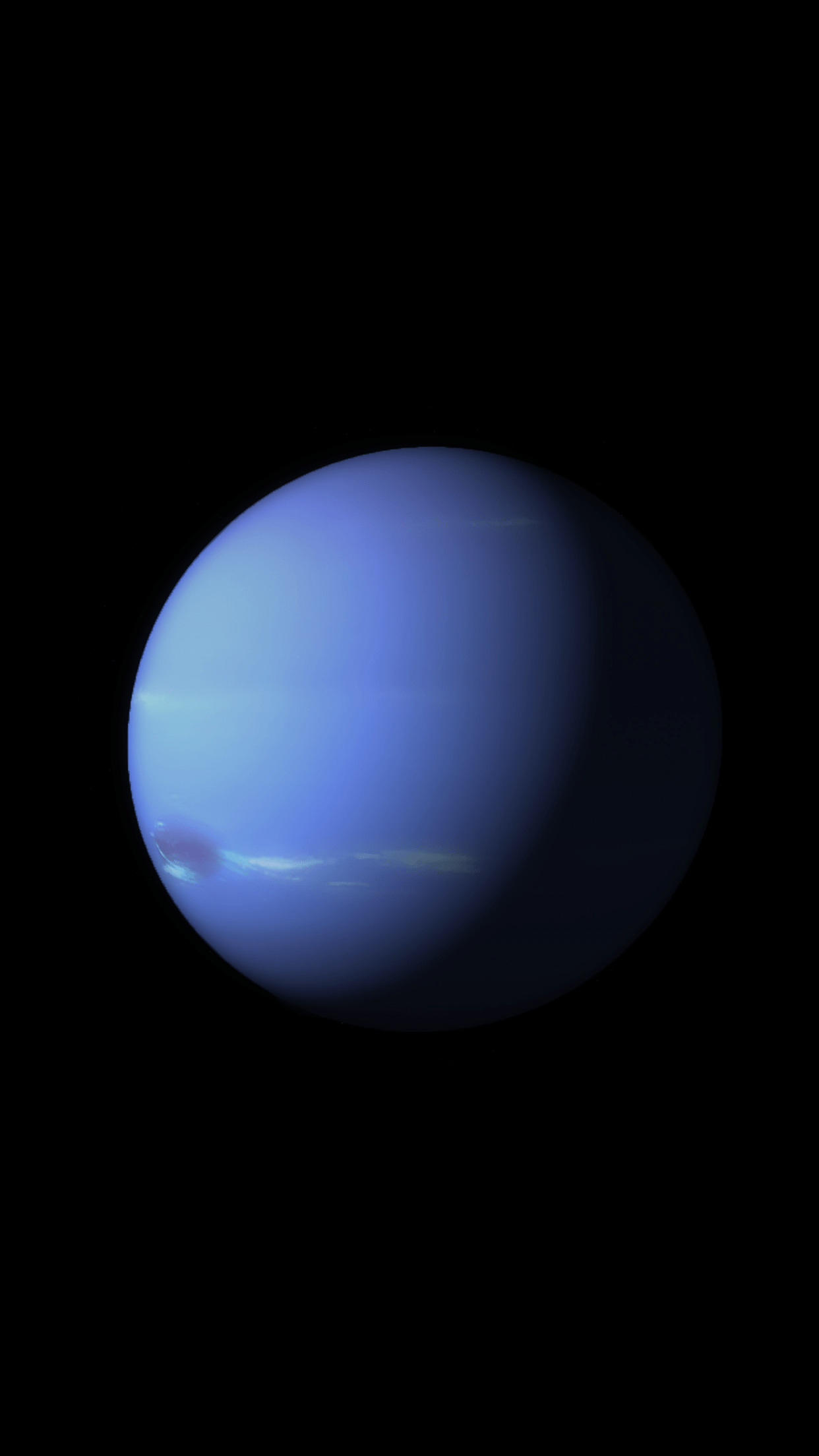 1242x2208 iOS 9 Planet Neptune Wallpaper for iPhone Pro Max, X, 6